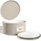 Sorbus China Storage Containers - Dinnerware Organizer for Dinner Plates with Lid (Holds Service for 12) with Felt Protectors - 12 x 6.25